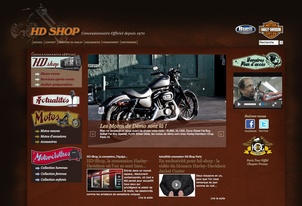 Harley-Davidson Shop Paris 15 : un nouveau look pour son site internet